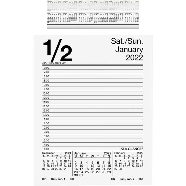 Refill, Calendar, Desk, Daily, At-A-Glance, Mfr#: AAGE45850